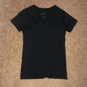Plain black tee